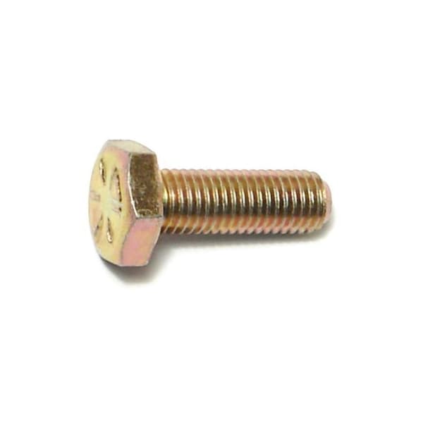 Midwest Fastener Grade 8, 1/4"-28 Hex Head Cap Screw, Zinc Yellow Steel, 3/4 in L, 50 PK 00826 - main